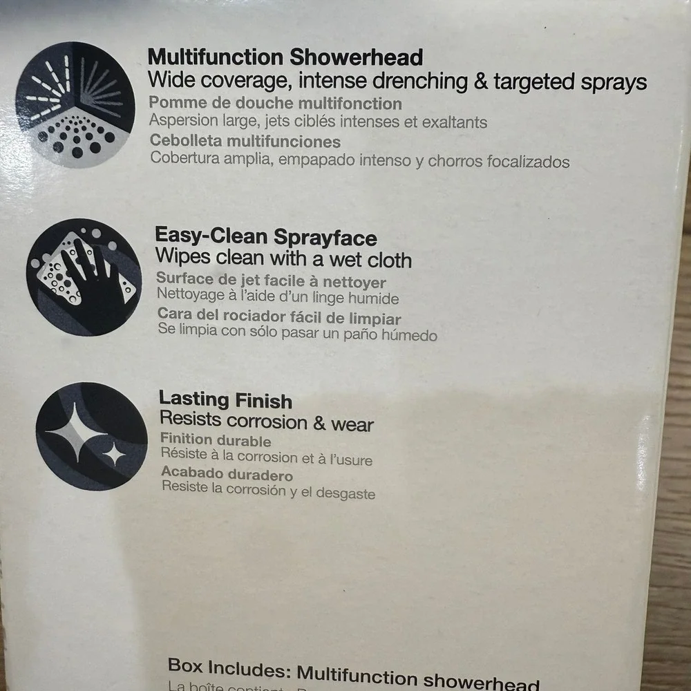 Kohler Awaken G110 Multifunction Showerhead Polished Chrome 3 Spray New in Box